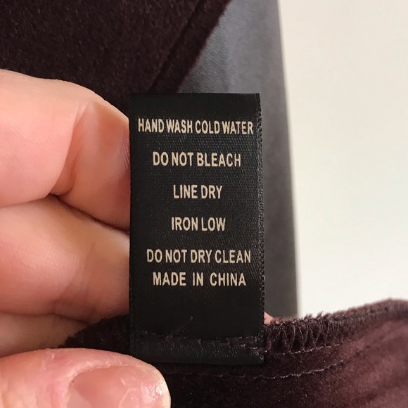 Ya ya & Co brown vegan leather and suede sleeveless vest - Picture 7 of 11